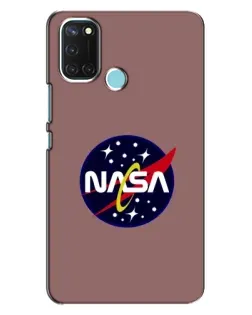 Чохол для Realme C17 з картинкою «NASA — ретро космос»