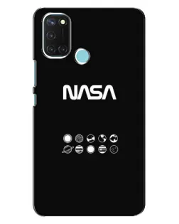 Чохол для Realme C17 з картинкою «NASA — технічний принт»