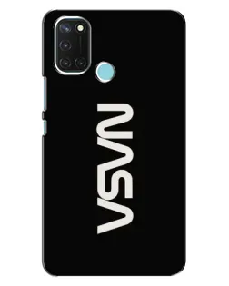 Чохол для Realme C17 з картинкою «NASA — вертикальний логотип»