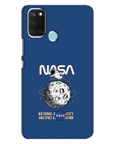 Чохол для Realme C17 з картинкою «NASA — місячна місія» Чохол для Realme C17 з картинкою «NASA — місячна місія»