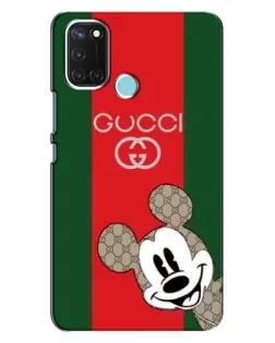 Чохол для Realme C17 з картинкою «Gucci — смуги та Міккі»