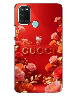 Чохол для Realme C17 з картинкою «Gucci — золотий сад»