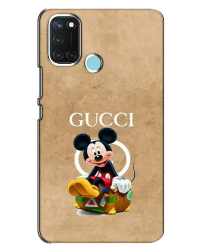 Чохол для Realme C17 з картинкою «Міккі Маус Gucci — крафт» Чохол для Realme C17 з картинкою «Міккі Маус Gucci — крафт»