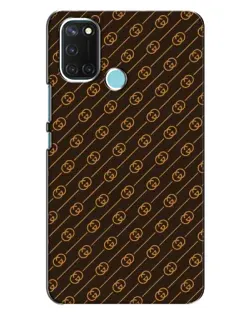 Чохол для Realme C17 з картинкою «Gucci — золоті діагоналі»