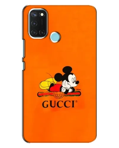 Чохол для Realme C17 з картинкою «Міккі Маус Gucci — помаранч» Чохол для Realme C17 з картинкою «Міккі Маус Gucci — помаранч»