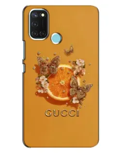 Чехол для Realme C17 с картинкой «Gucci — золотые бабочки» Чехол для Realme C17 с картинкой «Gucci — золотые бабочки»