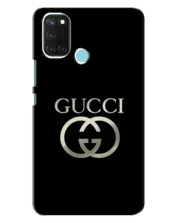 Чехол для Realme C17 с картинкой «Gucci — золото на черном» Чехол для Realme C17 с картинкой «Gucci — золото на черном»