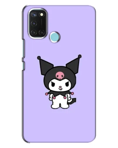 Чехол для Realme C17 с картинкой «Kuromi — нежный фиолетовый»