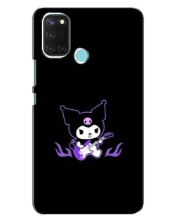 Чехол для Realme C17 с картинкой «Электрическая Kuromi»
