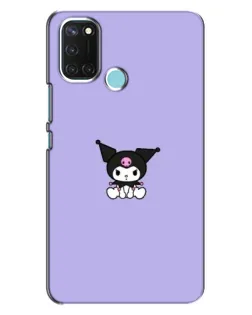 Чехол для Realme C17 с картинкой «Kuromi — фиолетовый минимализм»
