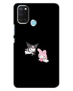 Чехол для Realme C17 с картинкой «My Melody и Kuromi»