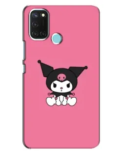 Чехол для Realme C17 с картинкой «Хмурая Kuromi»