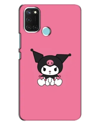 Чехол для Realme C17 с картинкой «Хмурая Kuromi»