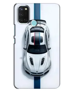 Чехол для Realme C17 с картинкой «Вид сверху — BMW M»