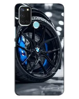 Чохол для Realme C17 з картинкою «Колесо BMW зблизька»