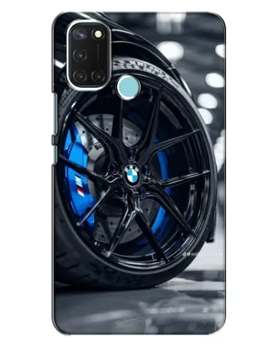 Чохол для Realme C17 з картинкою «Колесо BMW зблизька»