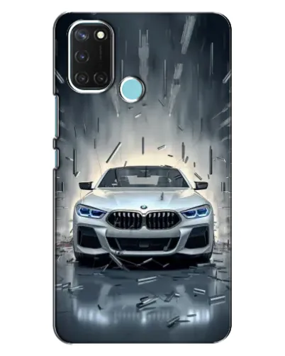 Чохол для Realme C17 з картинкою «BMW у світлі фар»