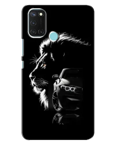 Чохол для Realme C17 з картинкою «BMW та лев»