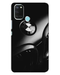 Чохол для Realme C17 з картинкою «Емблема BMW — макро»
