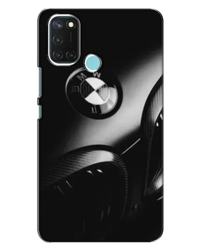 Чохол для Realme C17 з картинкою «Емблема BMW — макро»
