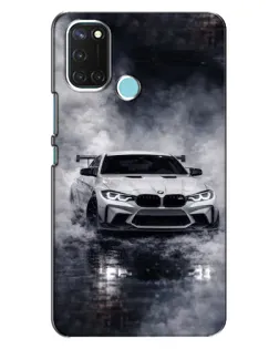 Чохол для Realme C17 з картинкою «BMW крізь туман»