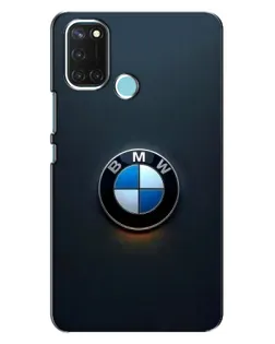 Чохол для Realme C17 з картинкою «Логотип BMW — мінімалізм»