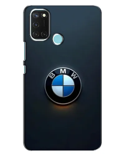Чохол для Realme C17 з картинкою «Логотип BMW — мінімалізм»