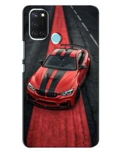 Чохол для Realme C17 з картинкою «BMW на червоній доріжці»