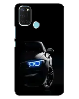Чехол для Realme C17 с картинкой «BMW — ночной взгляд»