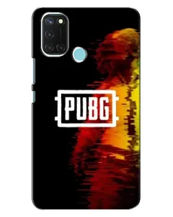 Чохол для Realme C17 з картинкою «Яскравий логотип PUBG»