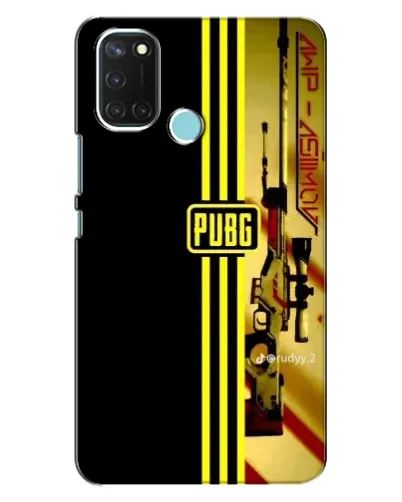 Чохол для Realme C17 з картинкою «PUBG — камуфляжний шолом»