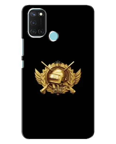 Чохол для Realme C17 з картинкою «PUBG — помаранчевий градієнт»
