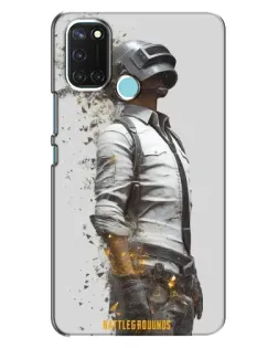 Чохол для Realme C17 з картинкою «PUBG — боєць у пилу»