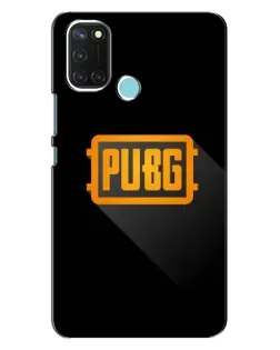 Чохол для Realme C17 з картинкою «PUBG — рамка лого»