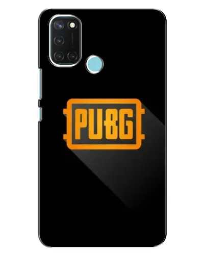 Чохол для Realme C17 з картинкою «PUBG — рамка лого»