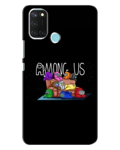 Чохол для Realme C17 з картинкою «Логотип Among Us»