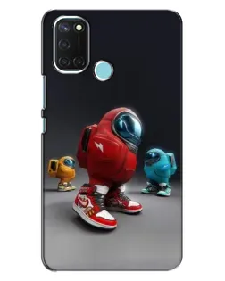 Чохол для Realme C17 з картинкою «Among Us — 3D стиль»