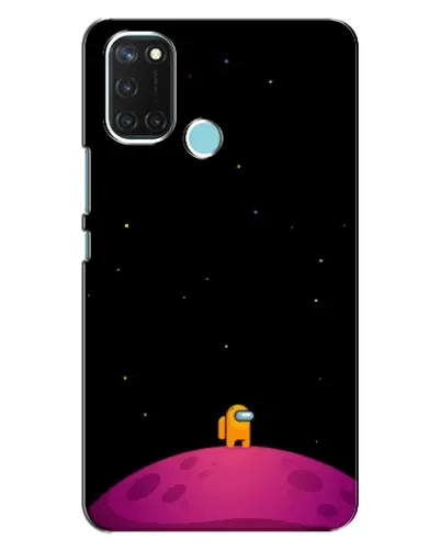 Чохол для Realme C17 з картинкою «Самотній герой на планеті»