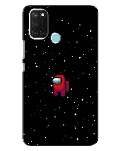 Чохол для Realme C17 з картинкою «Червоний Among Us»