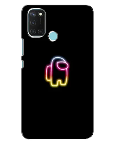 Чохол для Realme C17 з картинкою «Among Us градієнт»