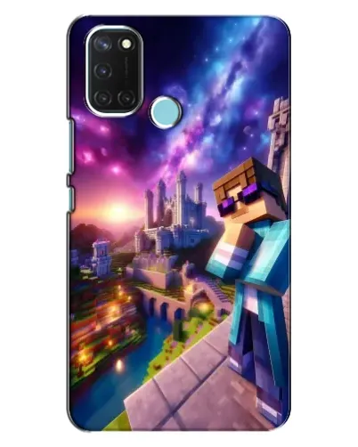 Чохол для Realme C17 з картинкою «Стів та космос»