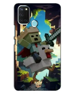 Чохол для Realme C17 з картинкою «Стів та гусь»