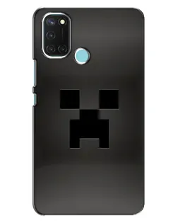 Чохол для Realme C17 з картинкою «Чорний кріпер градієнт»
