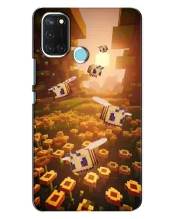 Чохол для Realme C17 з картинкою «Поле соняшників»