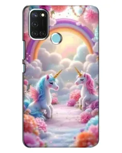 Чохол для Realme C17 з картинкою «Веселка і єдинороги» Чохол для Realme C17 з картинкою «Веселка і єдинороги»