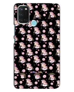 Чохол для Realme C17 з картинкою «Magic Unicorn паттерн»