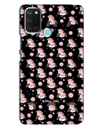 Чохол для Realme C17 з картинкою «Magic Unicorn паттерн»