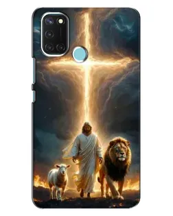 Чохол для Realme C17 з картинкою «Лев Юди та Світло»
