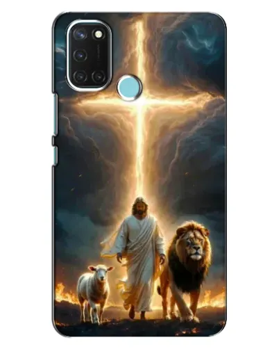 Чохол для Realme C17 з картинкою «Лев Юди та Світло»