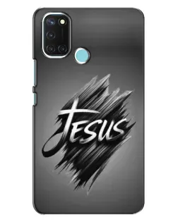 Чохол для Realme C17 з картинкою «Напис Jesus Graffiti»